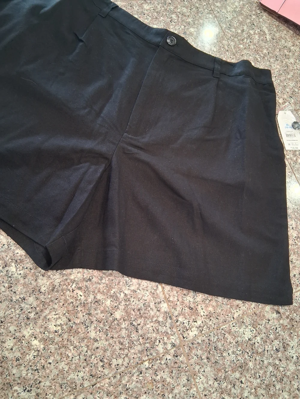 Black Classic Tailored Shorts - Picture 2 of 8
